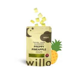 Willo 200mg THC Gummies - Preppy Pineapple (Night)